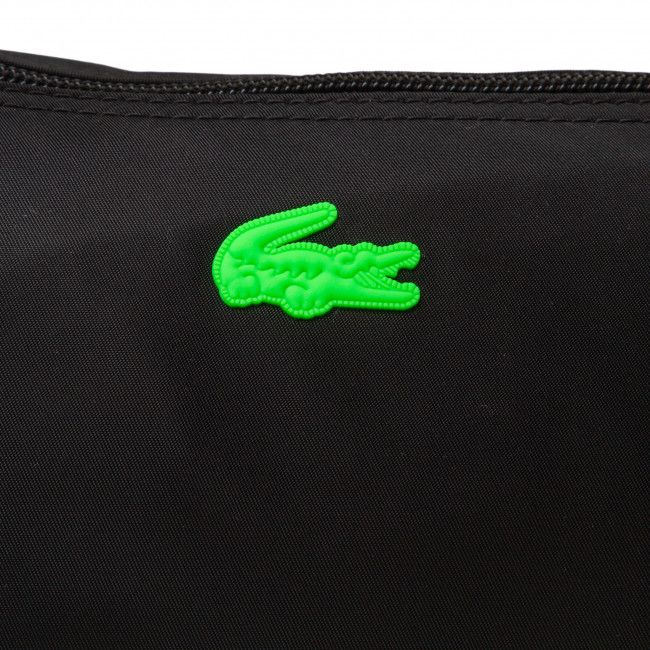 Borsetta Lacoste - M Shopping Bag NF3619YA Noir Vert Fluo K04