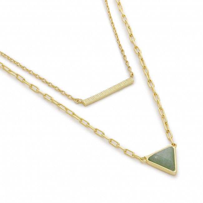 Collana Fossil - Aventurine JA7112710 Gold