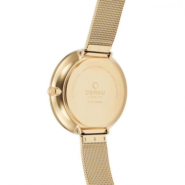 Orologio Obaku - V211LXGIMG Gold/Gold