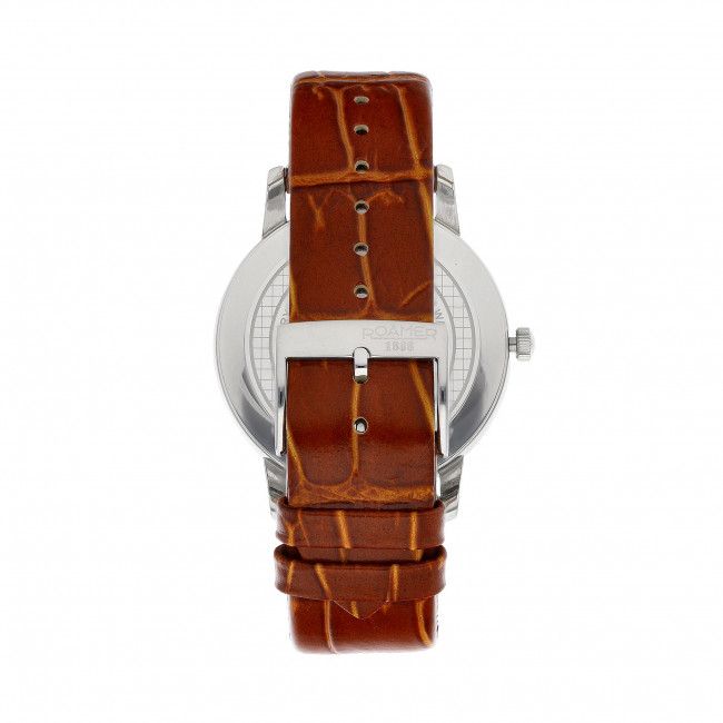 Orologio ROAMER - Vanguard Slim Line 979809 41 25 09 Brown/Silver