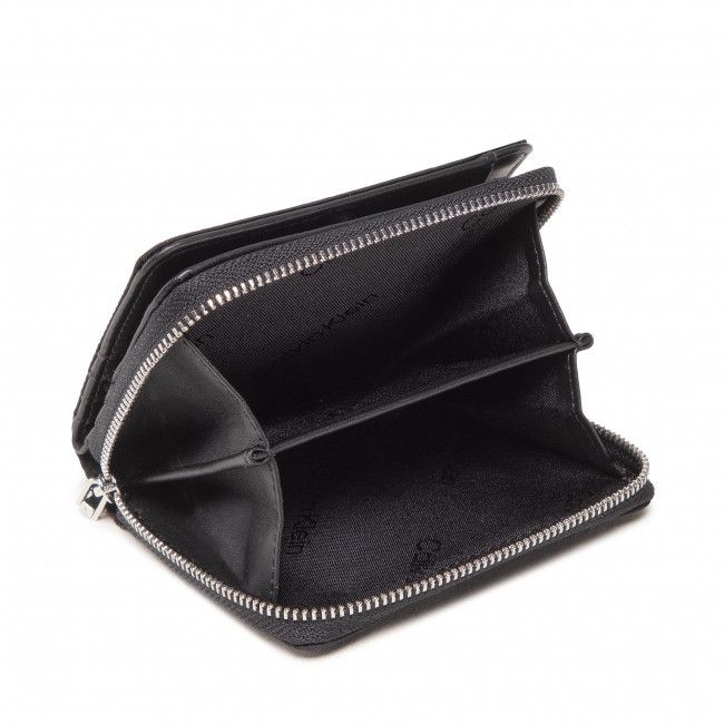 Portafoglio piccolo da donna CALVIN KLEIN - Ck Must Nylon Z/A Wallet W/F Mid K60K610007 Ck Black BAX