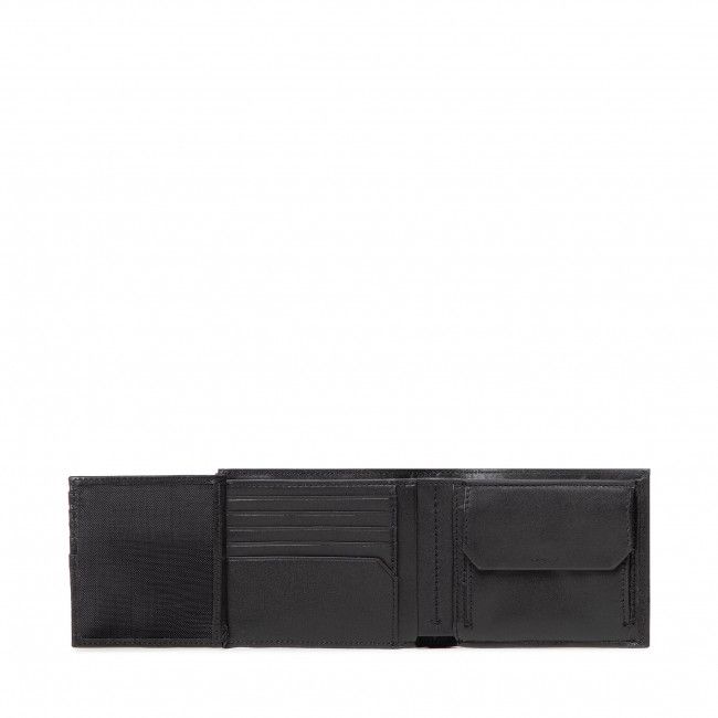 Portafoglio grande da uomo Calvin Klein - Slim Plaque Trifold 10Cc W/Coin K50K510055 BAX