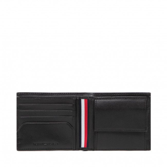 Portafoglio grande da uomo Tommy Hilfiger - Business Leather Cc And Coin AM0AM10243 BDS