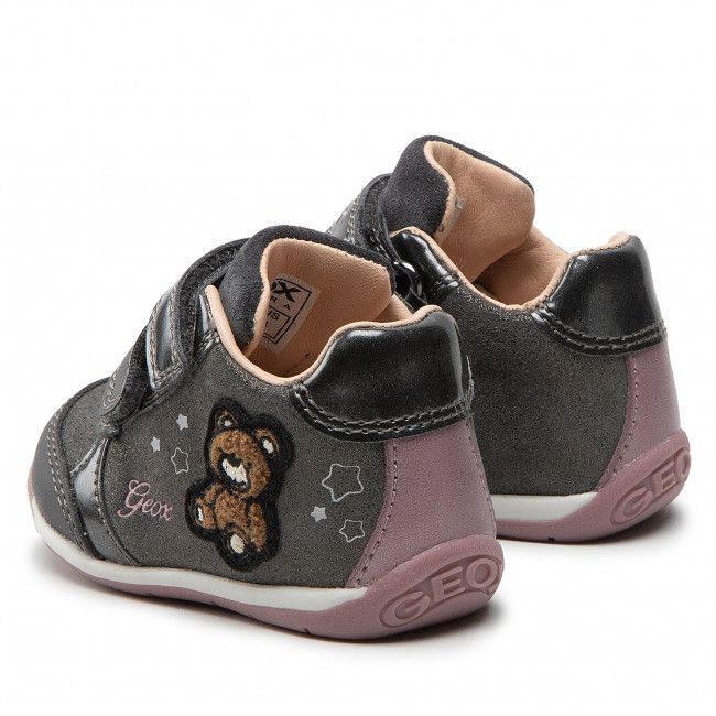 Sneakers GEOX - B Each G.A B260AA 077HI C1377 Dk Grey/Dk Pink