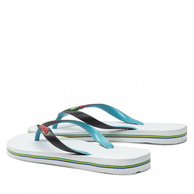 Infradito HAVAIANAS - Brasil Mix 41232060128 White/Black