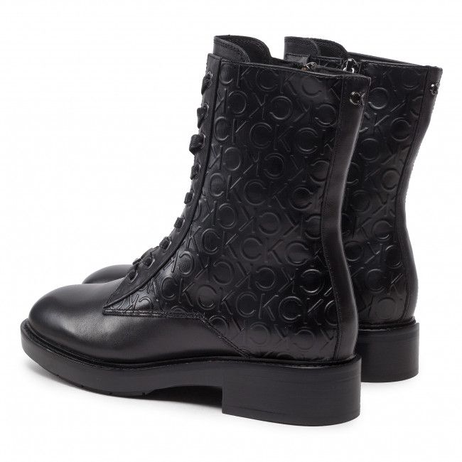 Tronchetti Calvin Klein - Rubber Sole Combat Boot HW0HW01292 Ck Black BAX