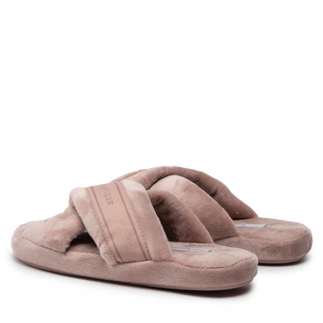 Pantofole Tommy Hilfiger - Comfy Home Slippers With Straps FW0FW06587 Balanced Beige AE9