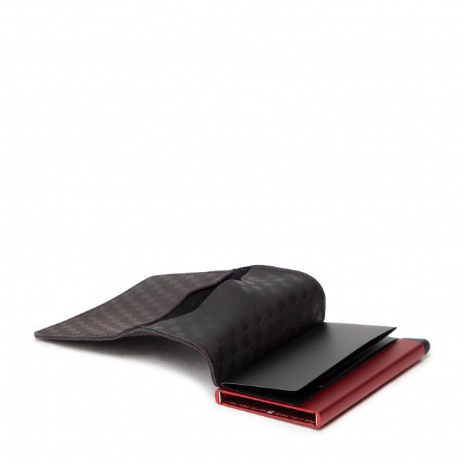 Portafoglio piccolo da uomo Seafolly - Slimwallet Optical Black/Red