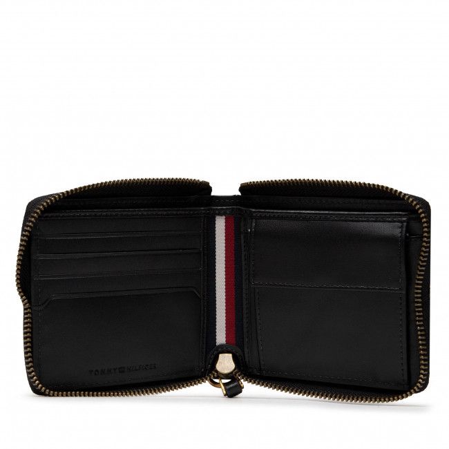 Portafoglio grande da uomo Tommy Hilfiger - Premium Canvas Hanging Wallet AM0AM09538 0F4