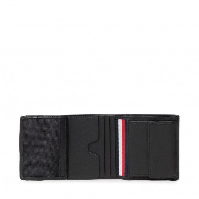 Portafoglio grande da uomo Tommy Hilfiger - Central Trifold AM0AM09280 BDS