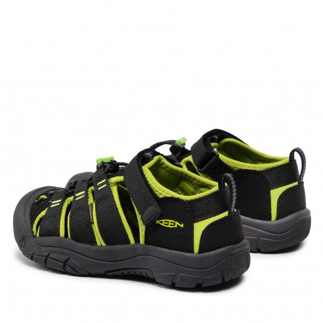 Sandali KEEN - Newport H2 1009965 Black/Lime Green