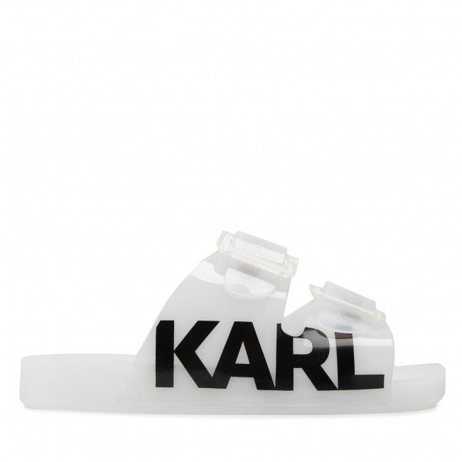 Ciabatte KARL LAGERFELD - KL80720 White Pu