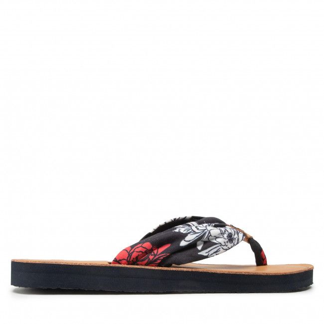 Infradito TOMMY HILFIGER - Flower Print Flat Beach Sandal FW0FW06422 Rwb 0GY