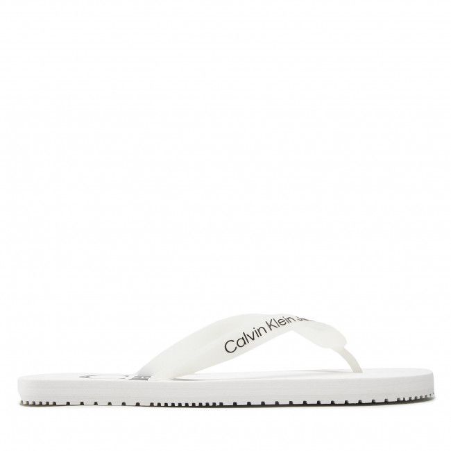 Infradito CALVIN KLEIN JEANS - Beach Sandal Monogram Tpu YM0YM00055 Bright White 02S