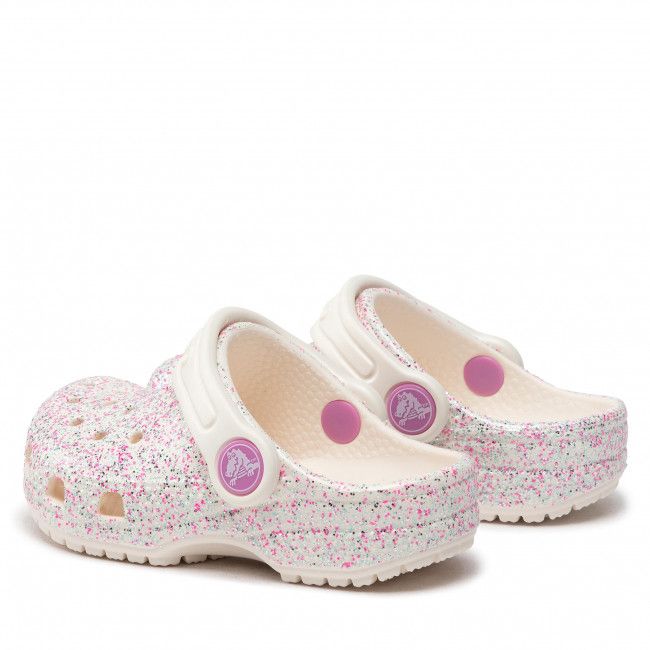 Ciabatte Crocs - Classic Glitter Clog T 206992 Oyster