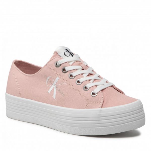 Scarpe sportive CALVIN KLEIN JEANS - Vulcanized Flatform Laceup Co YW0YW00254 Rose Smoke TFT Scarpe sportive CALVIN KLEIN JEANS - Vulcanized Flatform Laceup Co YW0YW00254 Rose Smoke TFT