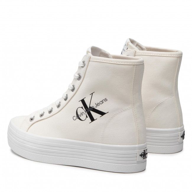 Sneakers CALVIN KLEIN JEANS - Vulcanized Flatform Mid Cut YW0YW00646 Bright White YAF
