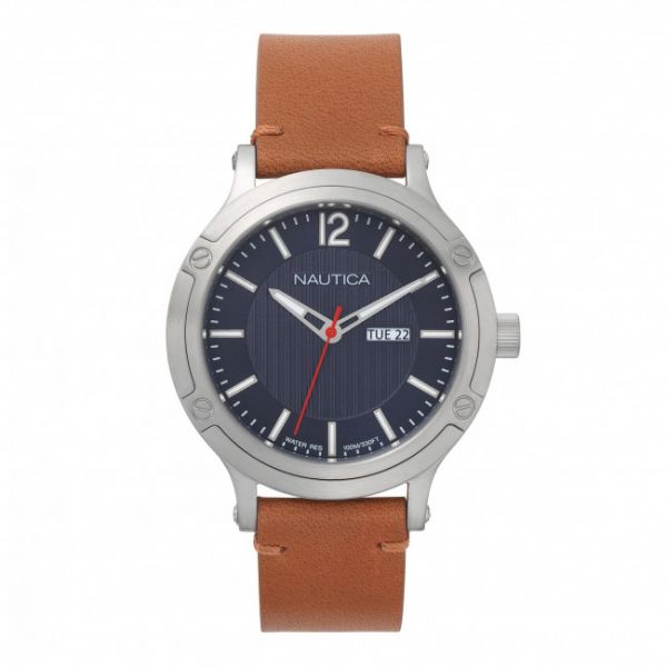 Orologio NAUTICA - Porthole NAPPRH020 Brown/Silver