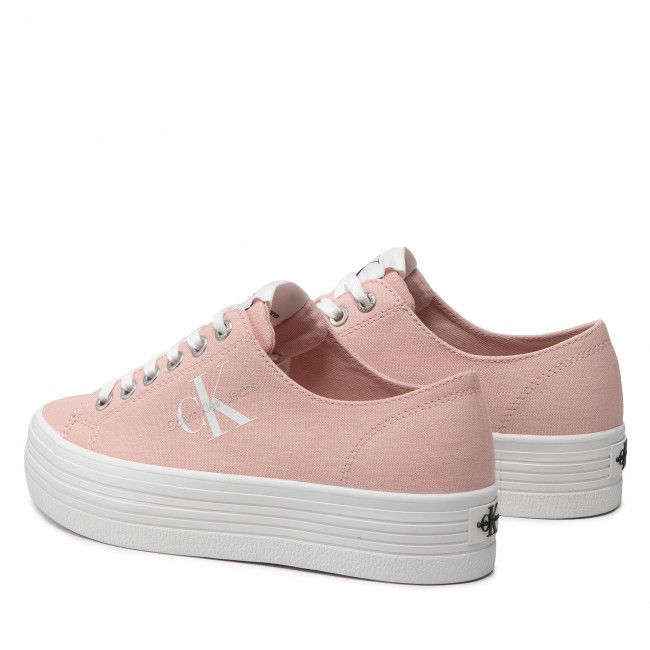 Scarpe sportive CALVIN KLEIN JEANS - Vulcanized Flatform Laceup Co YW0YW00254 Rose Smoke TFT