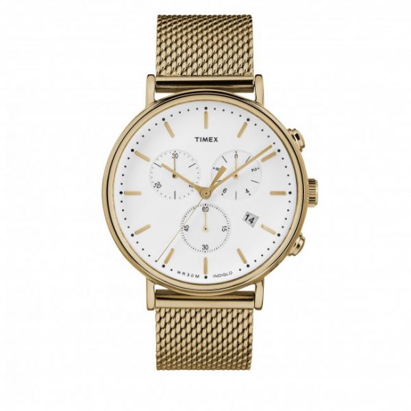 Orologio TIMEX - Fairfield TW2R27200 Gold/Gold