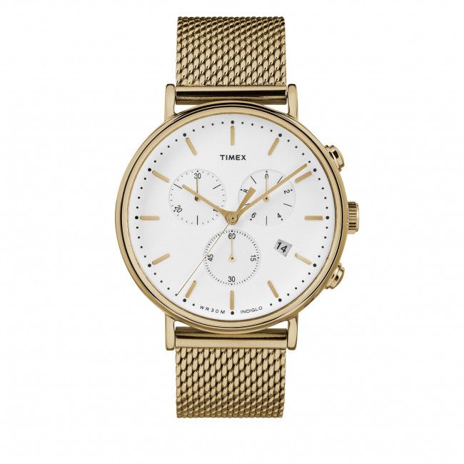 Orologio TIMEX - Fairfield TW2R27200 Gold/Gold