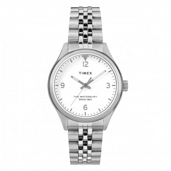 Orologio TIMEX - Waterbury TW2R69400 Silver/White Orologio TIMEX - Waterbury TW2R69400 Silver/White
