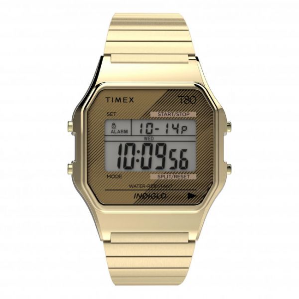 Orologio Timex - T80 TW2R79000 Gold Tone Orologio Timex - T80 TW2R79000 Gold Tone