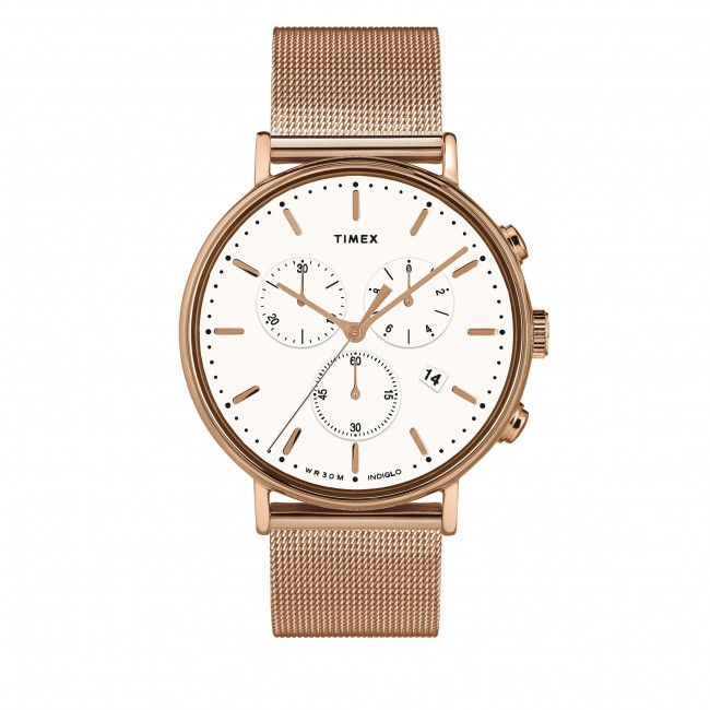 Orologio TIMEX - Fairfield TW2T37200 Rose Gold/Rose Gold