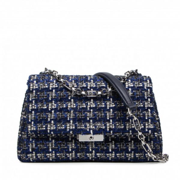 Borsetta KATE SPADE - Carlyle Tweed Fabric K5442 Blue Multicolor 403 Borsetta KATE SPADE - Carlyle Tweed Fabric K5442 Blue Multicolor 403