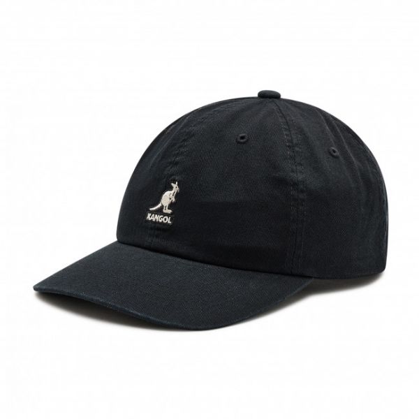 Cappellino Kangol - Washed Baseball K5165HT Black BK001 Cappellino Kangol - Washed Baseball K5165HT Black BK001