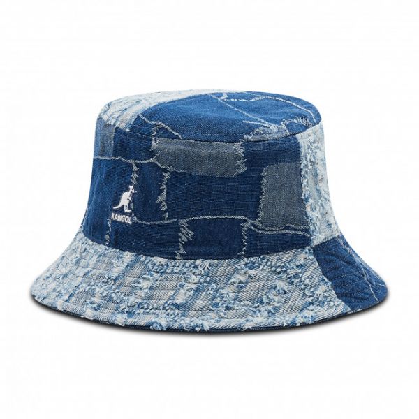 Cappello Kangol - Denim Mashup Bucket K5296 Medium Blue MB437