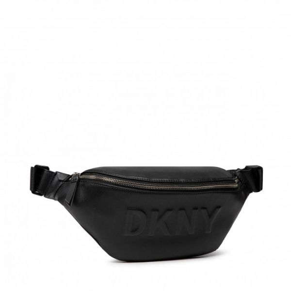Marsupio DKNY - Tilly Sling Bag R12IVO50 Black/Silver BSV Marsupio DKNY - Tilly Sling Bag R12IVO50 Black/Silver BSV