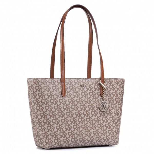 Borsetta DKNY - Bryant Lg Zip Tote R74AJ014 Chino/Crml Borsetta DKNY - Bryant Lg Zip Tote R74AJ014 Chino/Crml