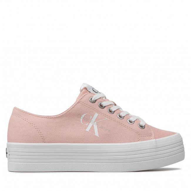 Scarpe sportive CALVIN KLEIN JEANS - Vulcanized Flatform Laceup Co YW0YW00254 Rose Smoke TFT