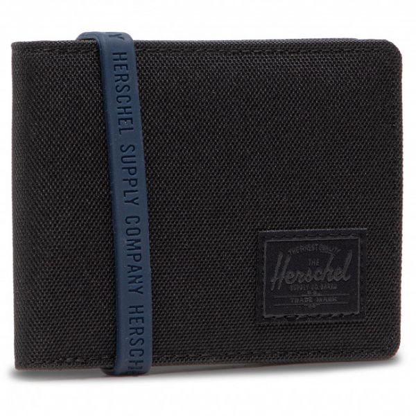 Portafoglio grande da uomo HERSCHEL - Roy Coin 10766-02090 Blk