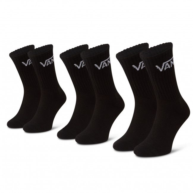 Set di 3 paia di calzini lunghi unisex VANS - Mn Classic Crew VN000XRZ Black BLK1