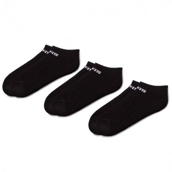 Set di 3 paia di calzini corti da uomo VANS - Classic Kick VN000XSXBLK Black