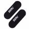Set di 3 paia di pedulini da uomo Vans - Classic Super No Show VN000XTTBLK Black