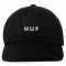 Cappellino HUF - Essentials Og Cv 6 Pan HT00345 Black