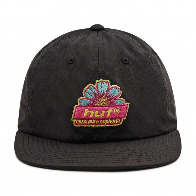 Cappello con visiera HUF - Pure 6 Panel HT00525 Black