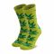 Calzini lunghi da donna HUF - Green Buddy Strains SK00544 r. OS Green