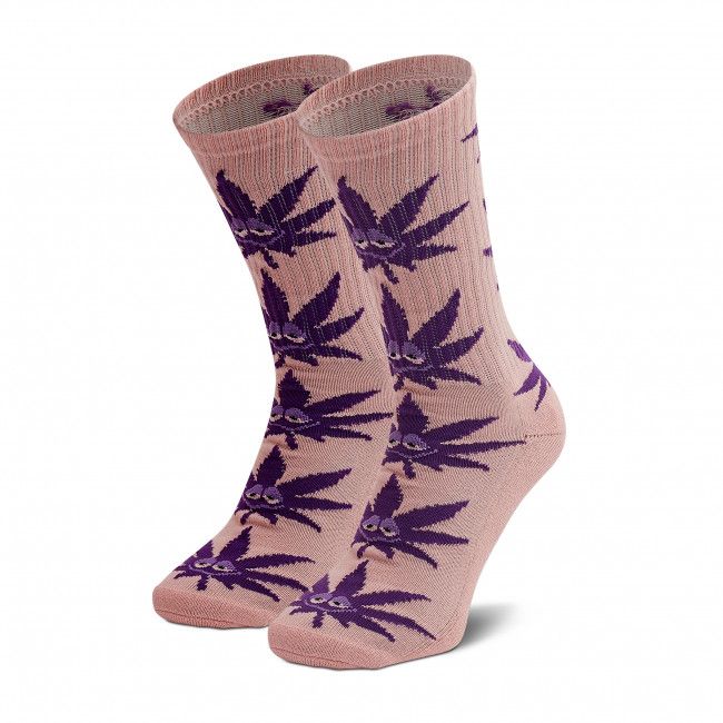 Calzini lunghi da donna HUF - Green Buddy Strains SK00544 r. OS Pink