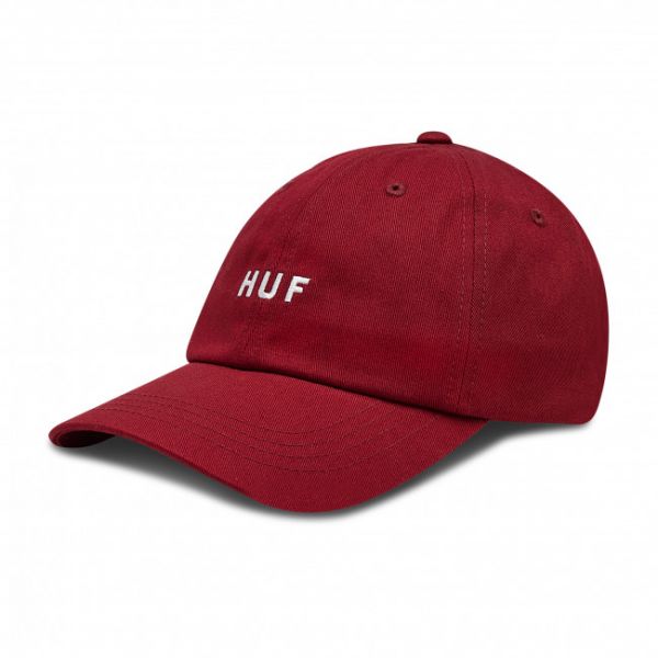 Cappellino HUF - Essentials OG Logo Cv 6 HT00345 Bloodstone Cappellino HUF - Essentials OG Logo Cv 6 HT00345 Bloodstone