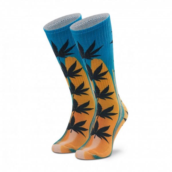 Calzini lunghi unisex HUF - Digital Plantlife SK00620 Yellow
