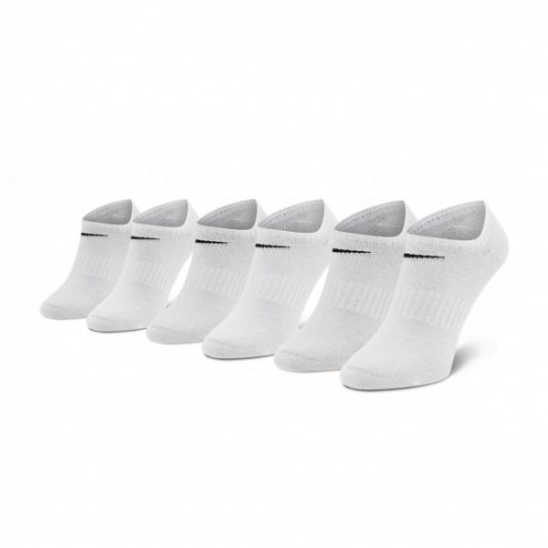 Set di 3 paia di pedulini da uomo Nike - SX7678 100 Bianco