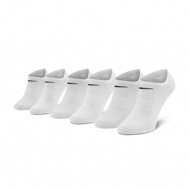 Set di 3 paia di pedulini da uomo Nike - SX7678 100 Bianco