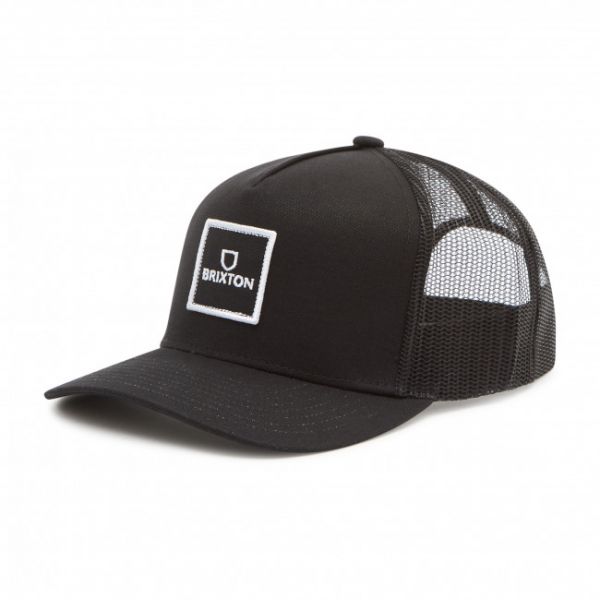 Cappellino Brixton - Alpha Block X Cmp Mesh Cap 10867 Black Cappellino Brixton - Alpha Block X Cmp Mesh Cap 10867 Black
