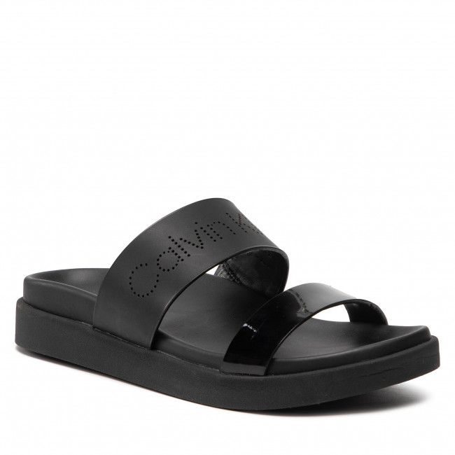 Ciabatte CALVIN KLEIN - Ergonomic Slide Perf/Patent HW0HW00685 Ck Black BAX