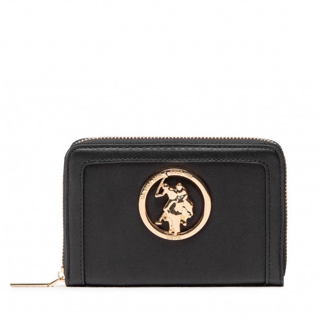 Portafoglio grande da donna U.S. POLO ASSN. - Stateside M Zip Wallet BIUS55692WVP000 Black