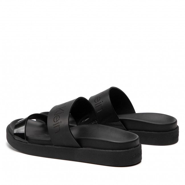 Ciabatte CALVIN KLEIN - Ergonomic Slide Perf/Patent HW0HW00685 Ck Black BAX